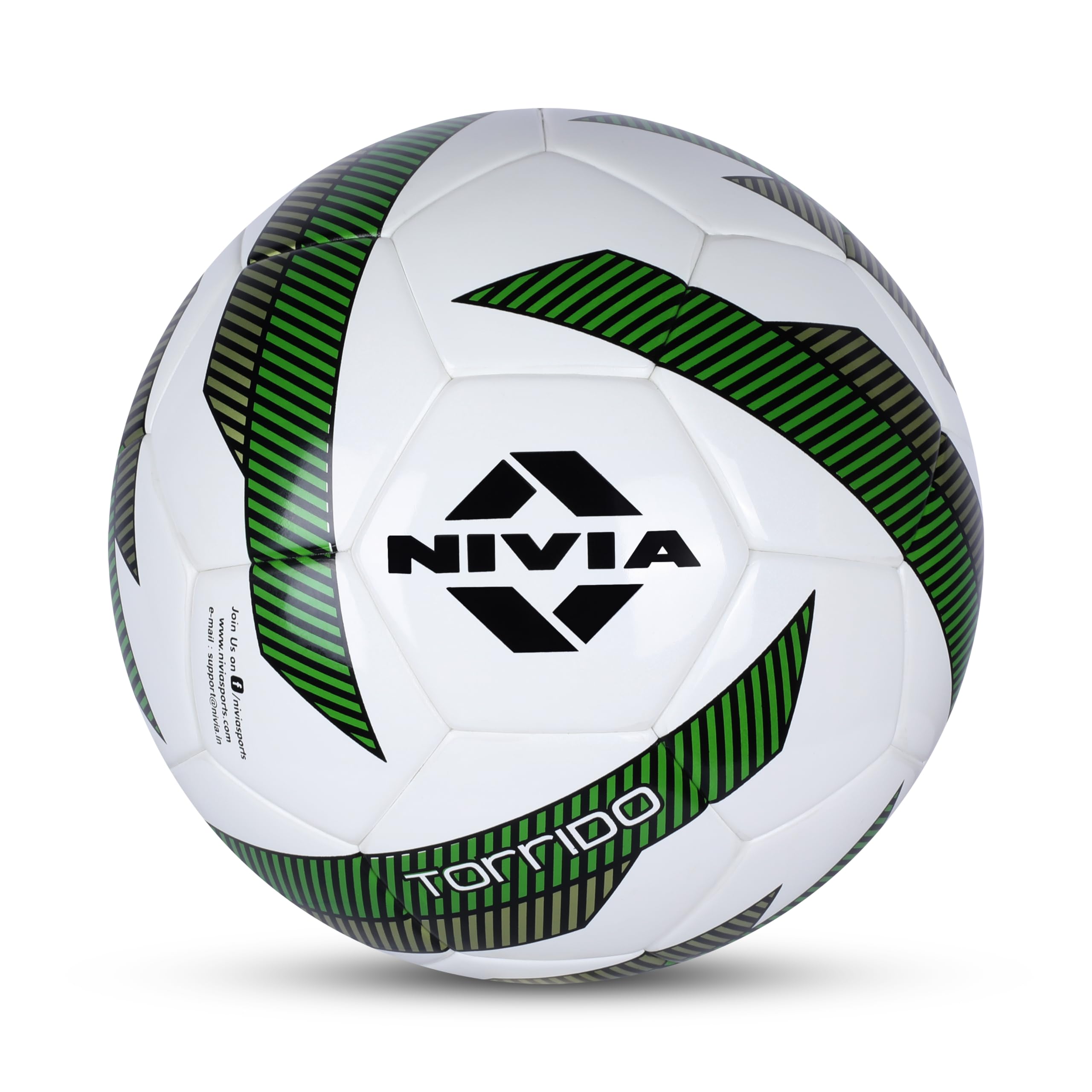 Nivia Torrido Football, 32 Panel, PU Stitched, Suitable for Hard Ground with Grass & Artificial Turf, Mach Ball, Size - 5 (B0059K2IQ0) Amazon Price History, Amazon Price Tracker