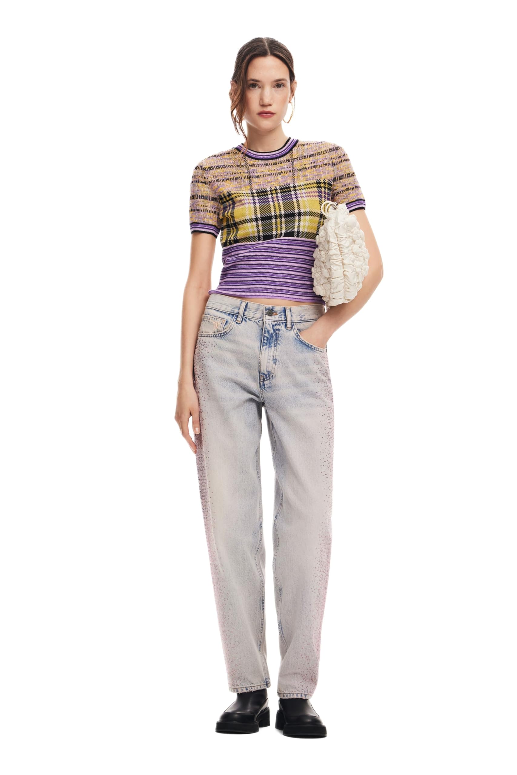 Desigual Women's Woman Denim Long Trouser Jeans, Blue, 14