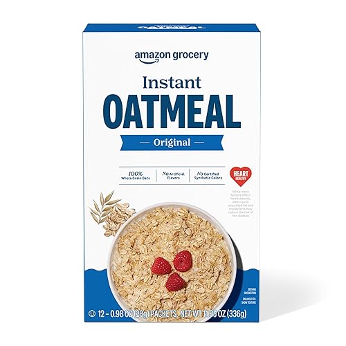 Marca Tienda  Happy Belly Avena instantánea, original, 11.85 onzas (paquete de 1)