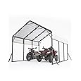 13'x16'x11' Metal Carport, Steel Heavy Duty Car Ports for All-Weather, for Cars, Motorcycles, ATV, or Boats, N.W. 500 Lbs