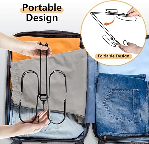 Miniatura 7 de Perchas de sombrero para armario, organizador de sombreros de acero inoxidable, estantes para gorras de béisbol, organizador de gorras para gorras