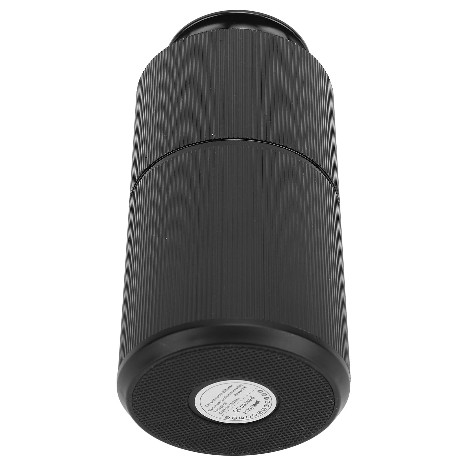 RIZGHWOY Samochodowy Dyfuzor Olejków Eterycznych, 800MAH USB Cichy 3-biegowy Timer do Hoteli SPA Pionowy Spray, Czarny, 5,9x2,8 Cala