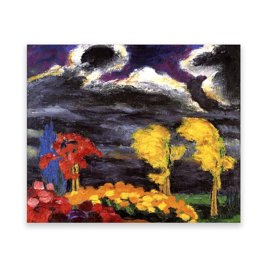 Amazon.co.jp: エミール・ノルデの有名な絵画がキャンバスに印刷