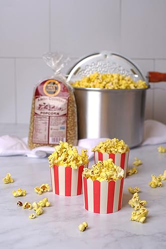 Miniatura 28 de Amish Country Popcorn Bolsa de 6 libras Granos de palomitas de maíz blancos medianos Anticuados, sin OMG y sin gluten