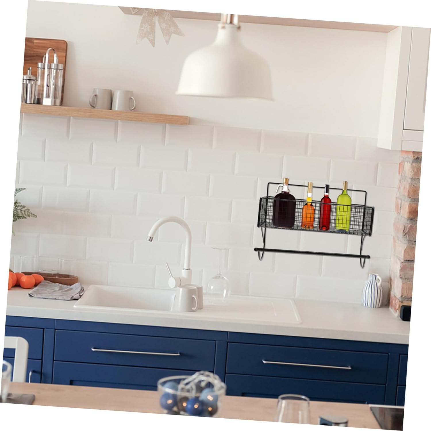 Garneck Toilet Storage Rack Bathroom Shelving Kitchen Storage Shelf Wall Mounted Rack Draining