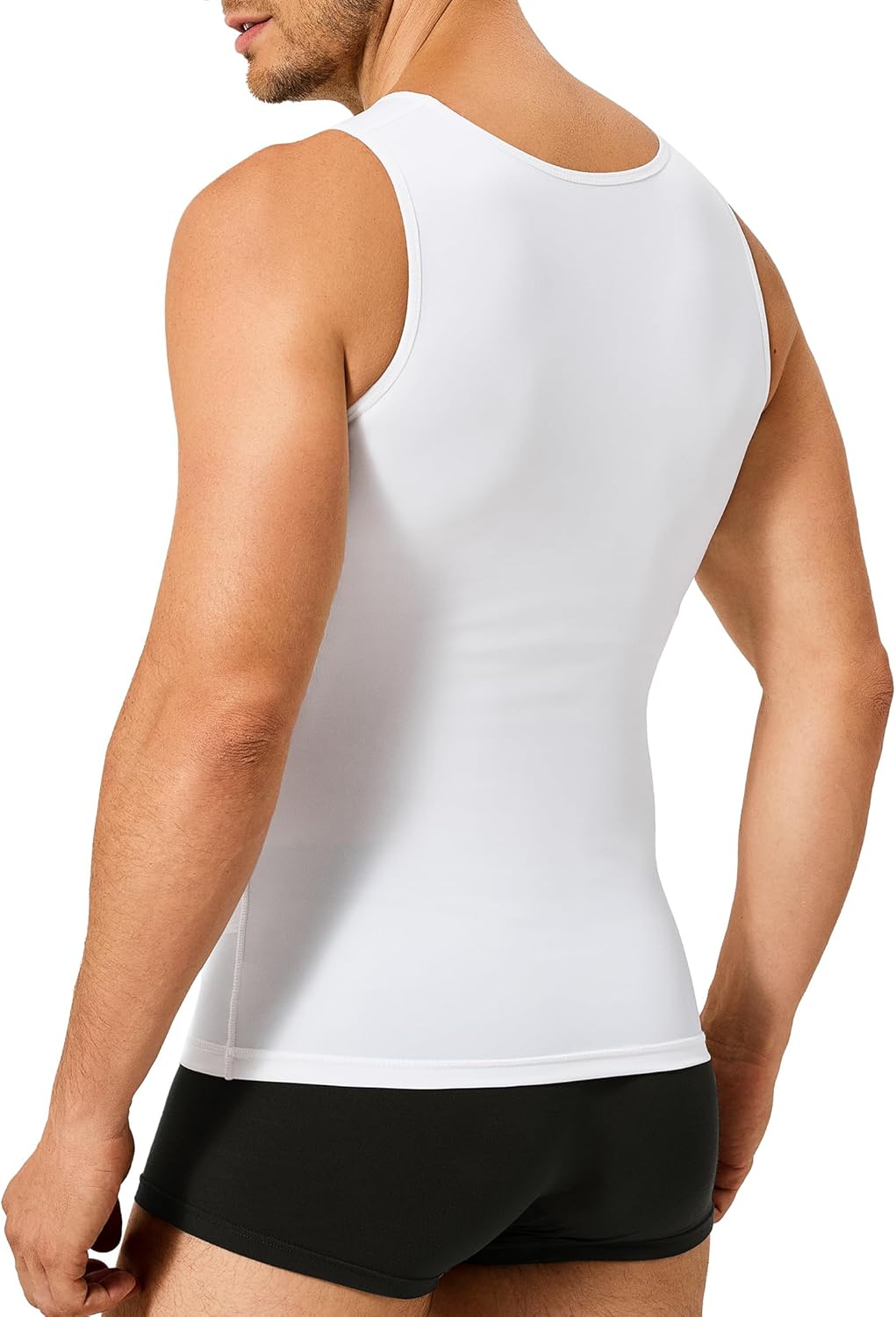TAILONG Compression Shirt Men Shapewear Slimming Body Shaper Vest Compression Tank Top Undershirt - Image 2