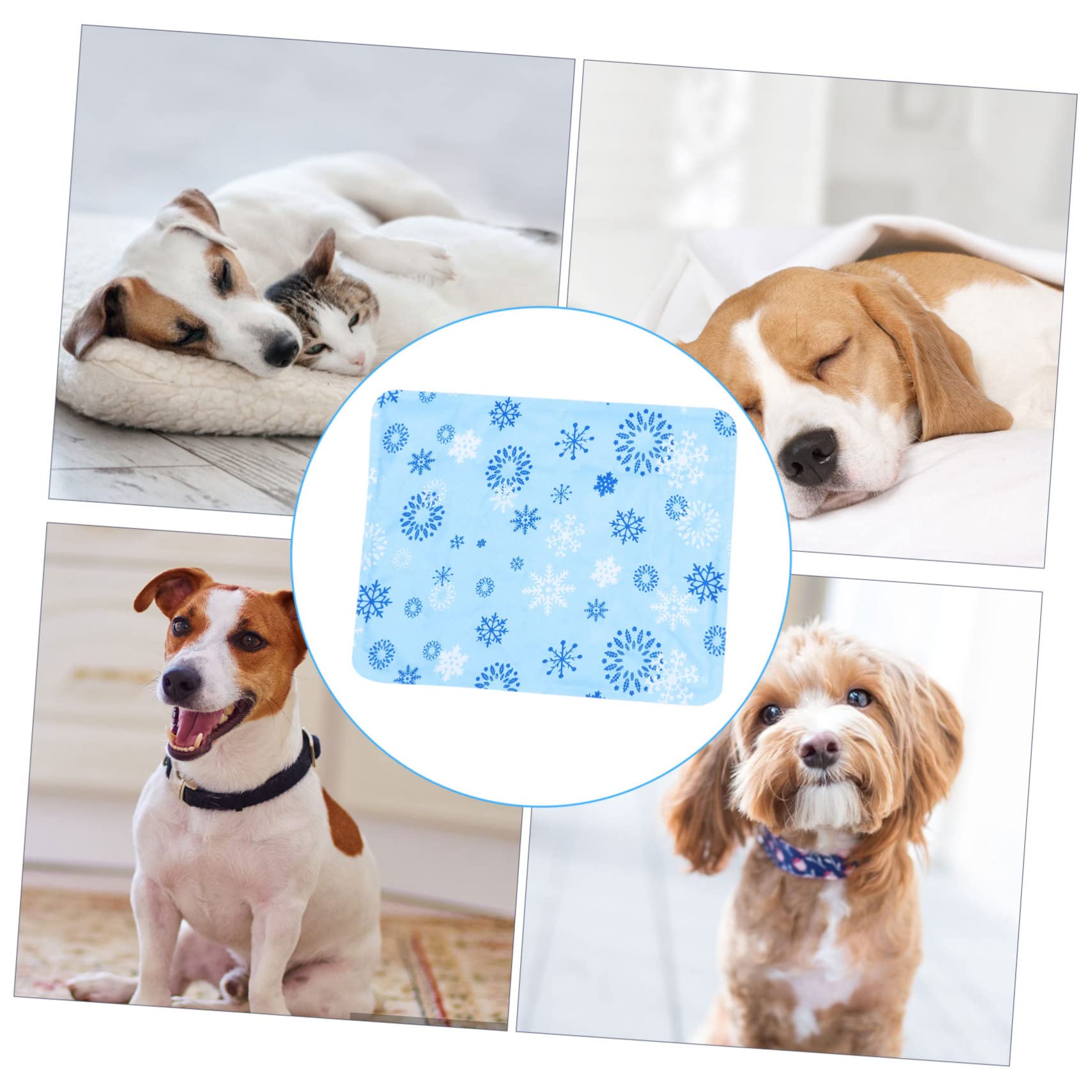 BESPORTBLE Dog Cooling Mat Durable Gel Self Cooling for Dogs Cats Multi Functional Heat Dissipation Pad for Summer Use Easy to Portable Mat for Indoor Outdoor