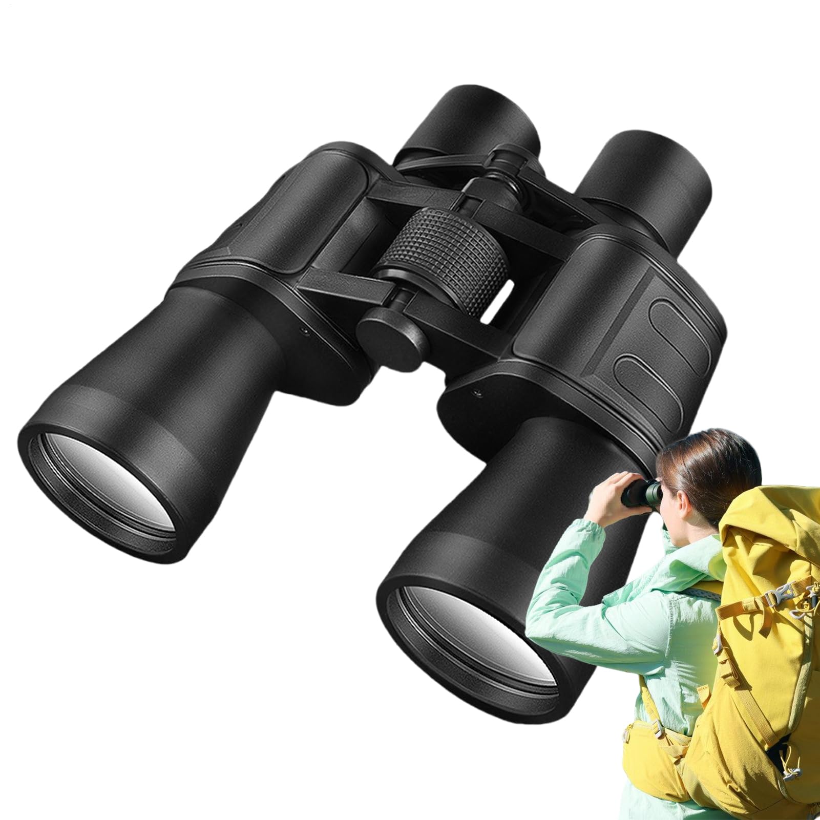 Compact Binoculars for Adults,Shock-Proof 20x50 HD Binoculars Night Vision Telescope - Multipurpose Lightweight Long Distance Small for Adults