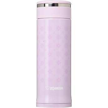 Zojirushi (象印マホービン) Stainless Water Bottle, Direct Drinking, 300ml, Pearl Lavender SM-ED30-VP