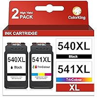ColorKing PG-540XL CL-541XL Cartucce 540XL 541XL Multipack Compatibile per Cartucce