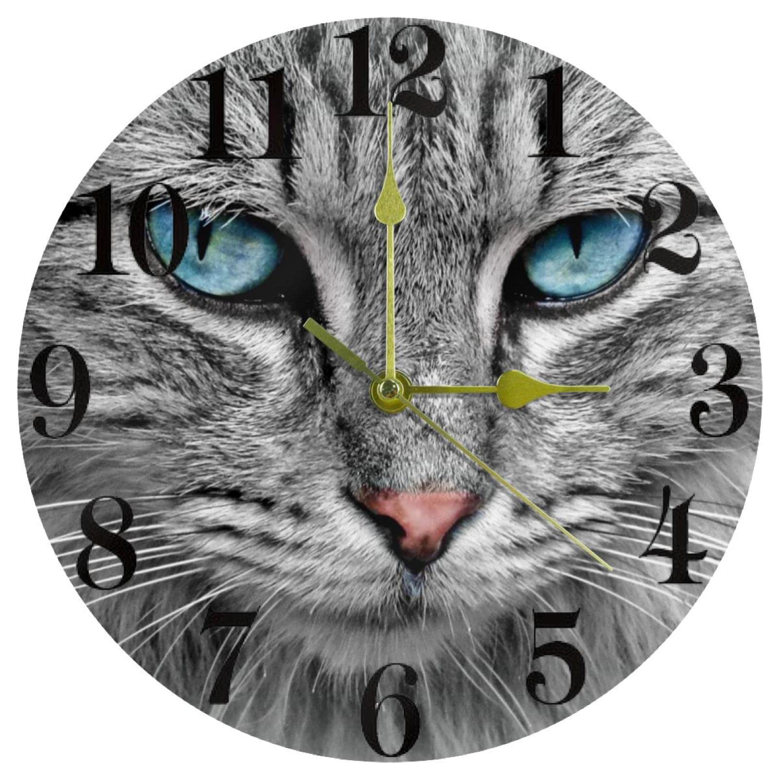 Horloge murale ronde silencieuse 25 cm à quartz pour maison