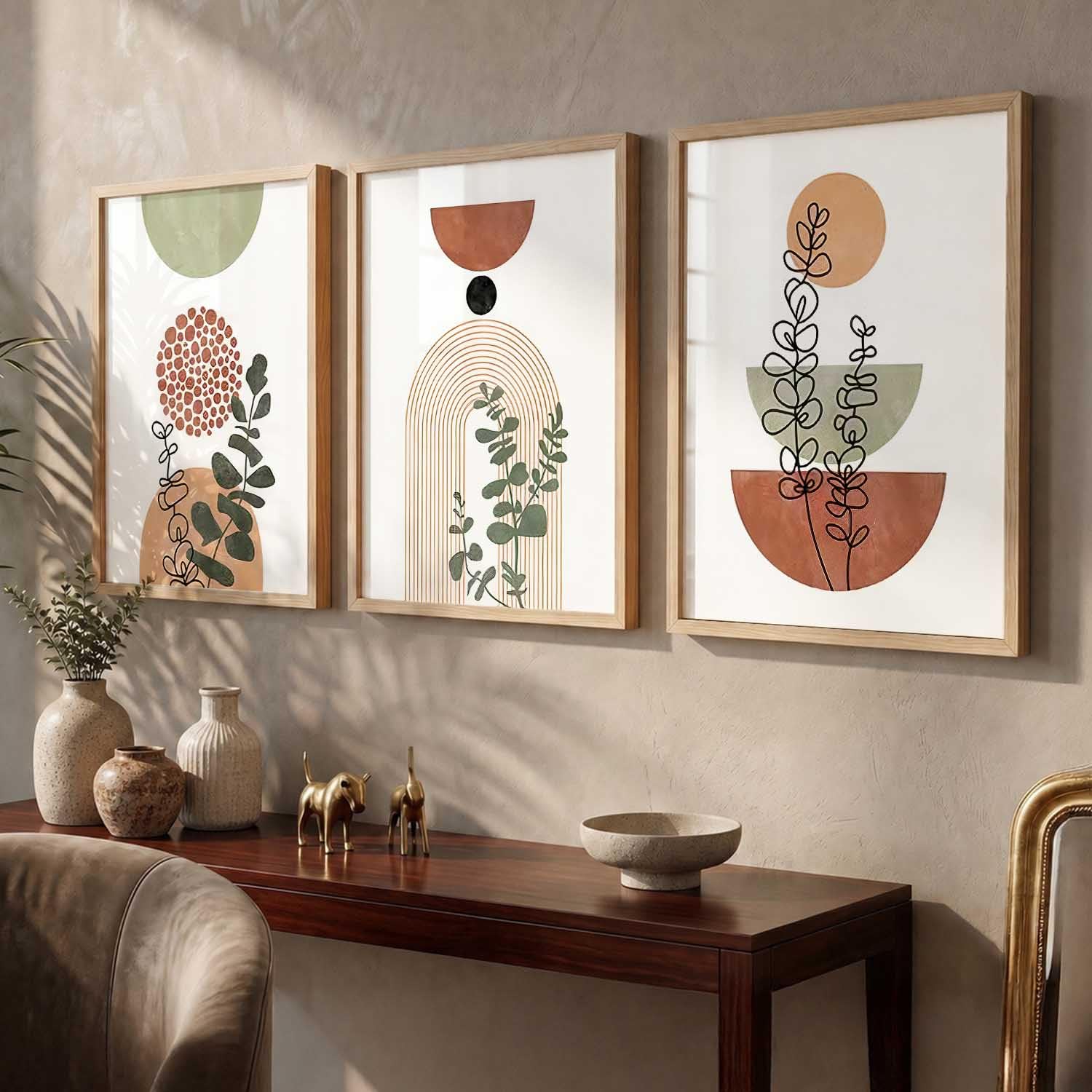 BOHO Wall Art Frames - Aesthetic Decor -12 BOHO Wall Art Frames - Aesthetic Decor -12