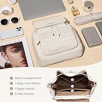 LOVEVOOK Rugzak voor dames, klein, waterdicht, cityrugzak, handtas, 2-in-1 met USB-oplaadaansluiting, mini-tas, dagrugzak, backpack, dames, elegant, voor vrije tijd, school, reizen, werk, 11 Zoll
