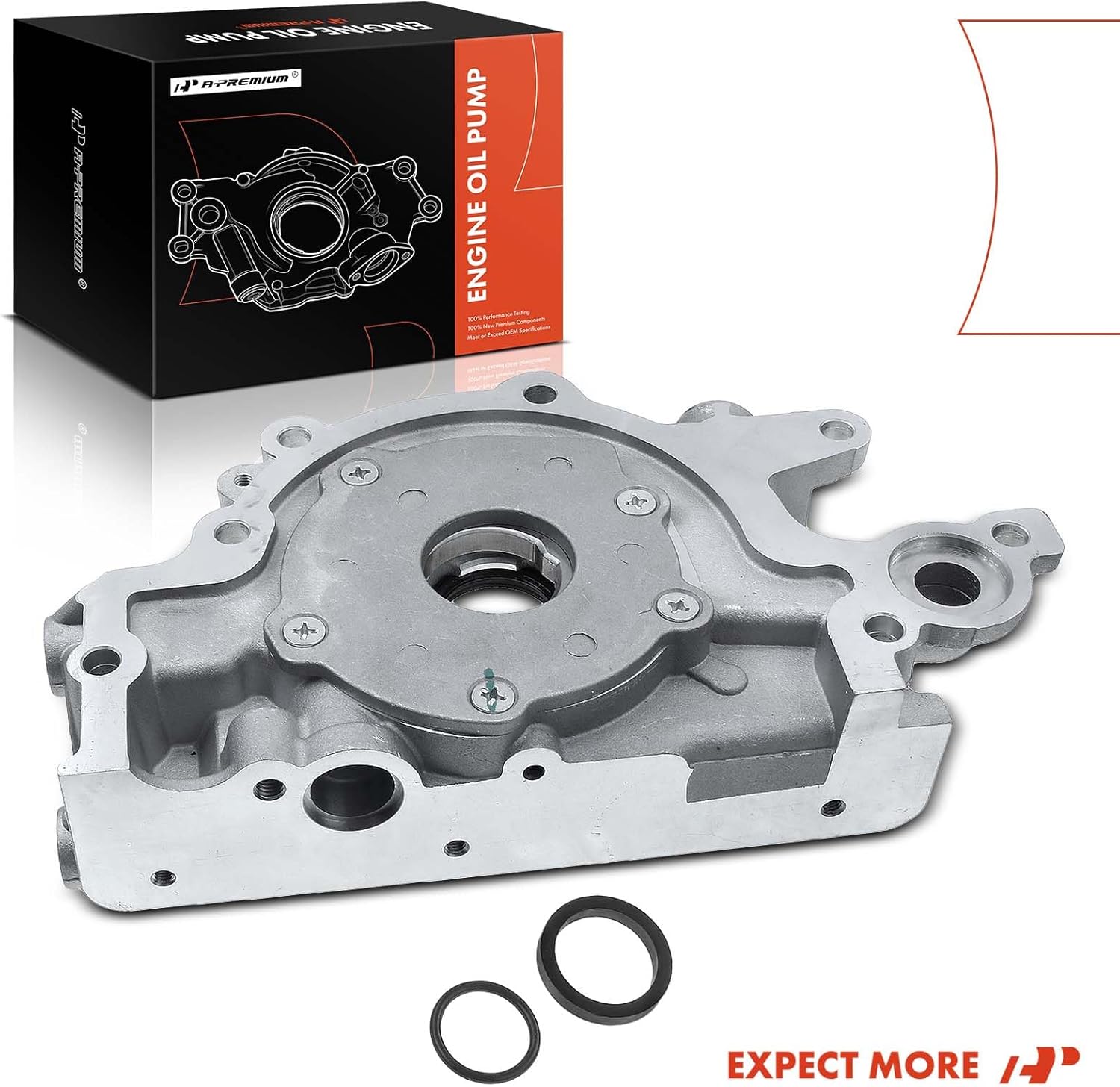 A-Premium Standard Volume Oil Pump with O-Ring Compatible with Dodge Avenger, Stratus, SX 2.0, Neon & Chrysler Sebring, Neon, Cirrus & Mitsubishi Eclipse & Plymouth Breeze & Eagle, 2.0L