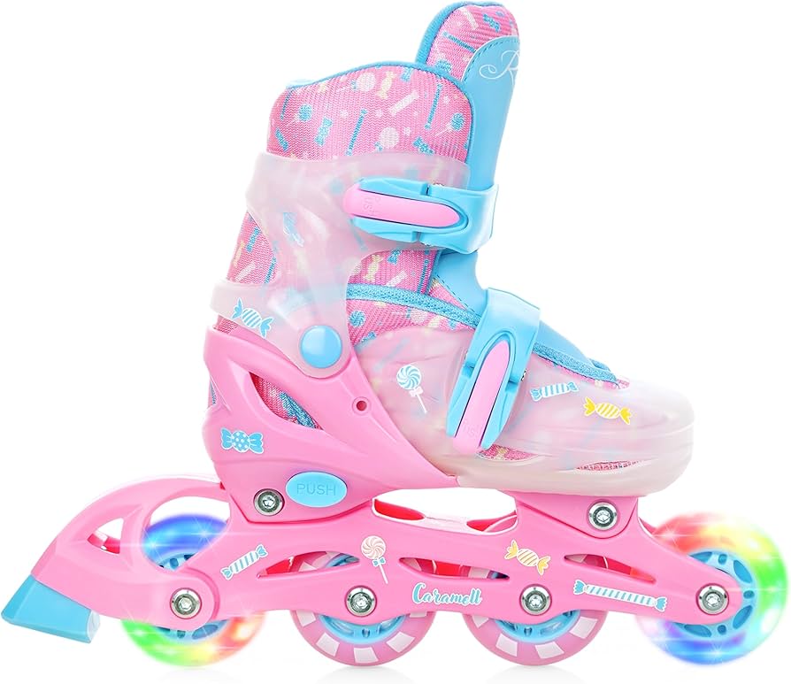 RAVEN Inline Skates Voor Kinderen En Volwassenen Triskates Rolschaatsen 4 In 1 Met Schaatsblokken Verstelbare Schaatsen Lia Plus Mint 30 33 18 5 20 5 Cm 3629345700
