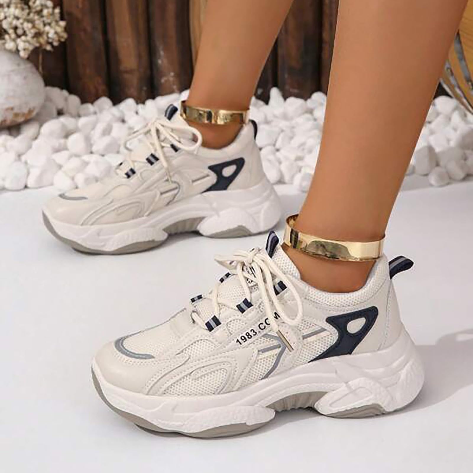 Sneakersy damskie buty sportowe, buty do biegania, buty do biegania, oddychające, moda dla studentów, młodzieży, trampki i buty sportowe