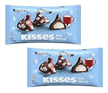 Hershey Hot Cocoa Kisses - Pack of 2 - Delicious Kisses Filled with Tasty Marshmallow Creme - Great for Sharing with Friends and Family