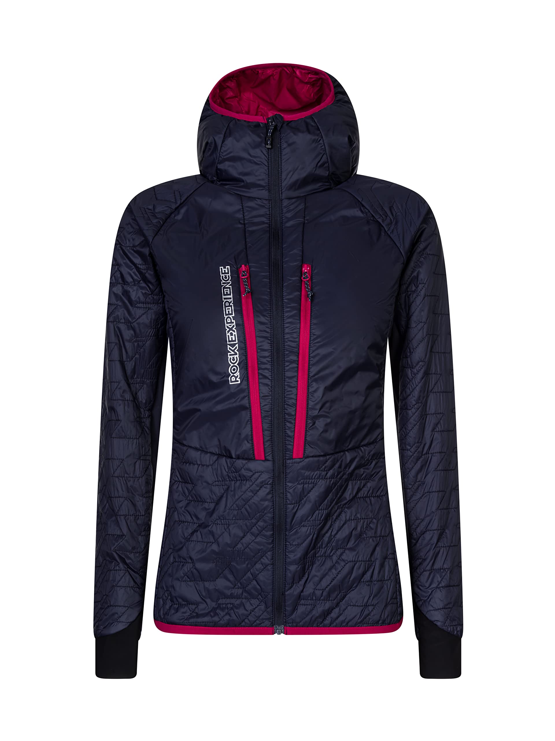 Rock Experience REWJ06641 KATMAI HOODIE HYBRID Jacket Women's 1330 BLUE NIGHTS+1330 BLUE NIGHTS+2000 CHERRIES S