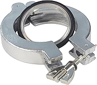 Vista 6 de HFS(R) 2PCs/Pack, KF-16 (NW-16) Aluminum Vacuum Clamp Set, Flange Quick Wing Nut Clamp & Centering Ring, with FKM O-Ring