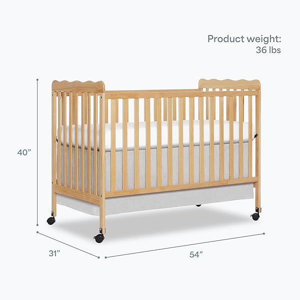 Dream On Me Carson Classic 3-in-1 Convertible Crib 3