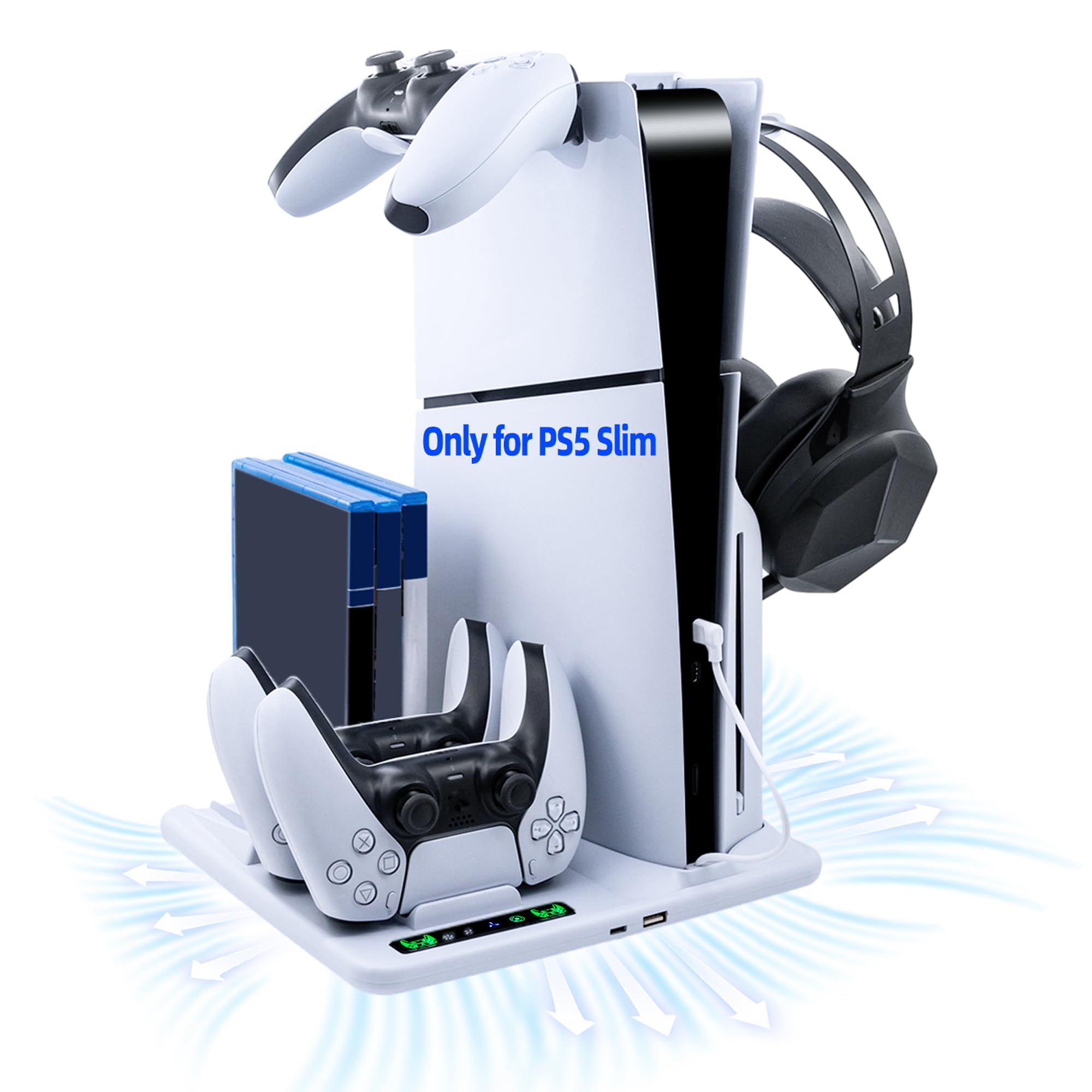 Supporto Di Ricarica Con Ventola Di Raffreddamento Solo Per - Foto 4