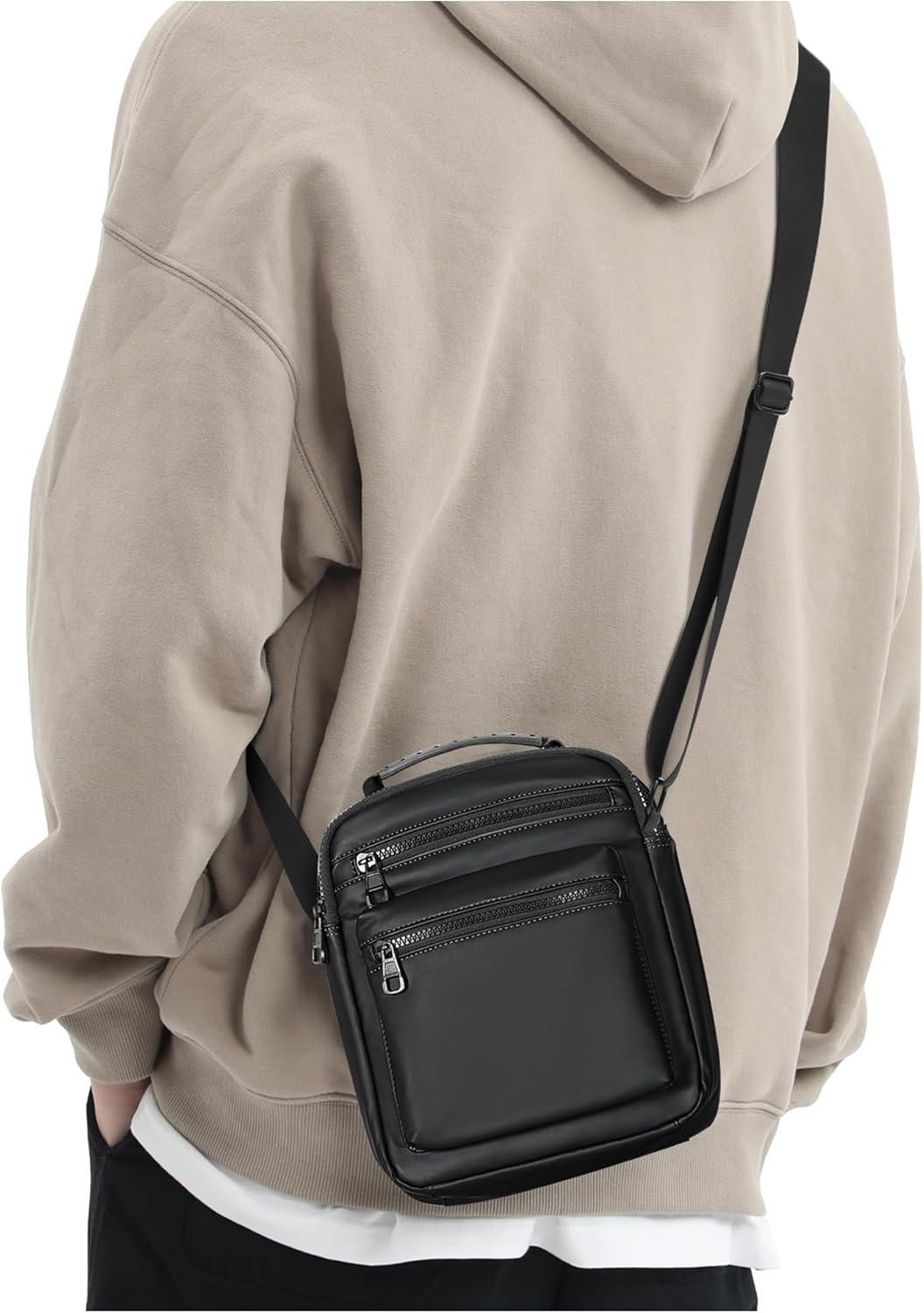 Crossbody Bag for Men, mini man purse,Travel Messenger Shoulder Bag for Men, Small Side Bags for Mens - Image 10