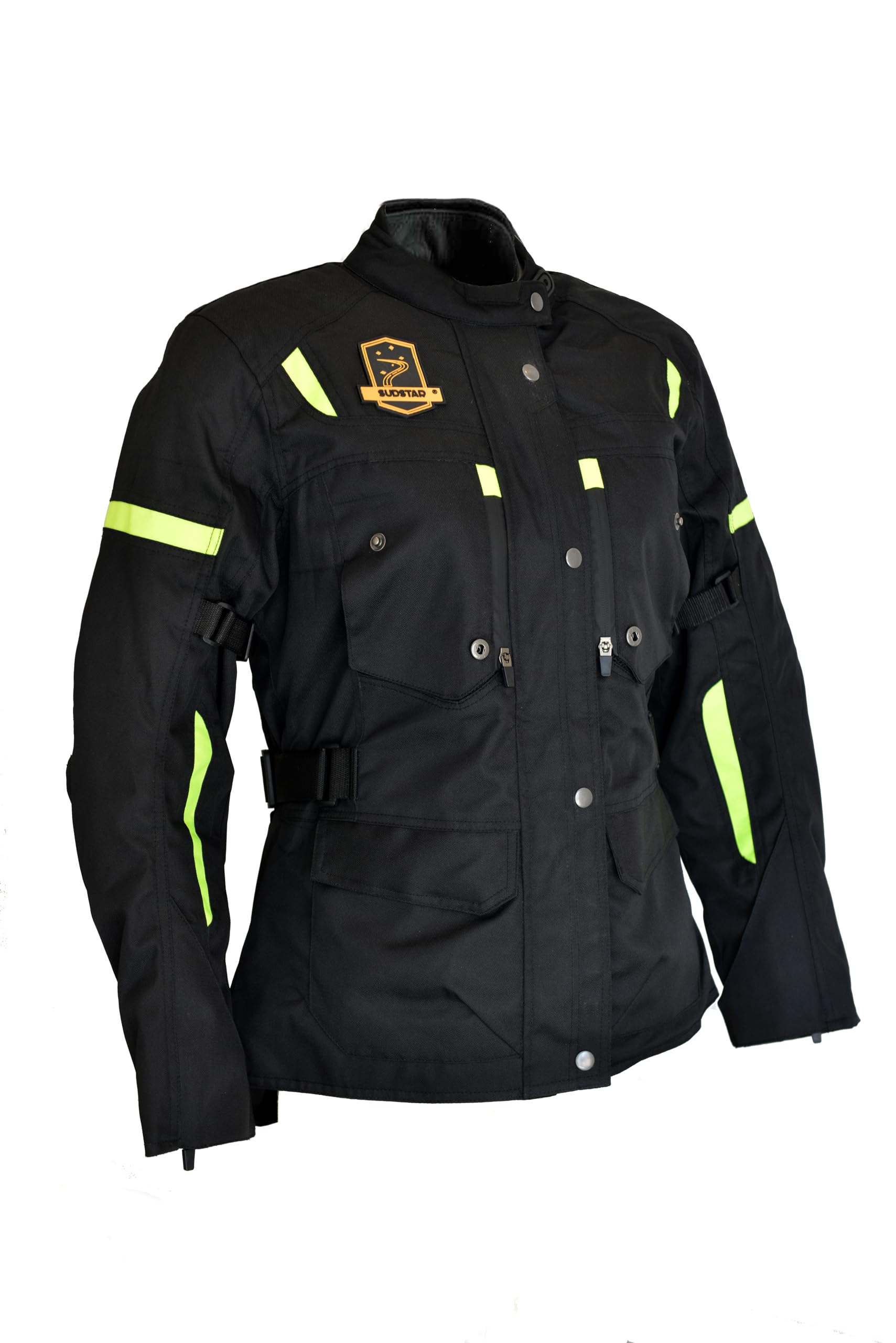 Damska kurtka motocyklowa MacAO, 4 pory roku, Cordura 500D, wodoodporna, odblaskowa, wentylacja, ochrona CE