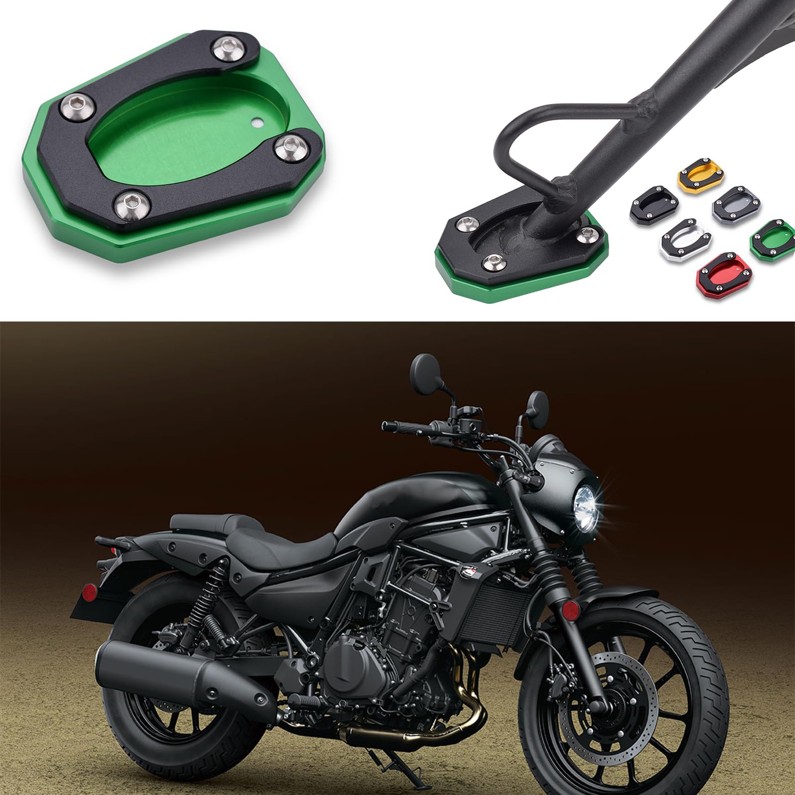 Ninja 400/Z400/エリミネーター アジャスタブル サイドスタンド Ninja 400/Z400/エリミネーター アジャスタブル サイドスタンド T-Rex