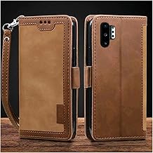 Excelsior Flip Cover for Samsung Galaxy Note 10 Plus | Premium PU Leather | 360 Degree Protection (Coffee)