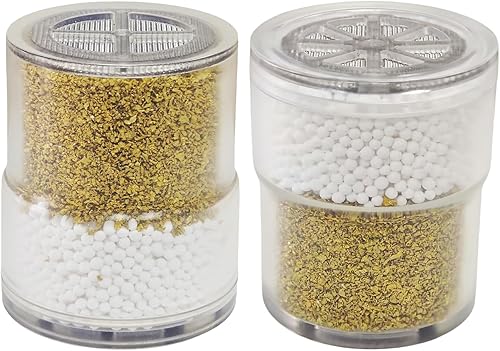 Filtro de ducha para JOLIE Cartucho de repuesto de filtro de cabezal de ducha - KDF - Transparente - Paquete de 2