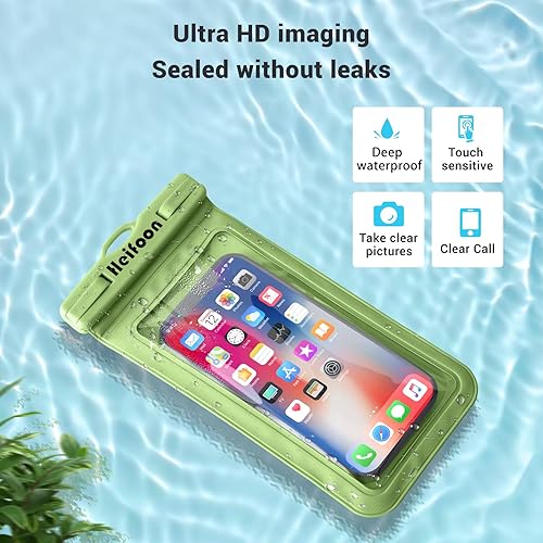 Miniatura 2 de Funda impermeable universal para teléfono celular con cordón para iPhone 15 14 13 12 Pro Max Xs Max XR X 8 7 6S Plus SE, Galaxy S22 S21 S20 S10