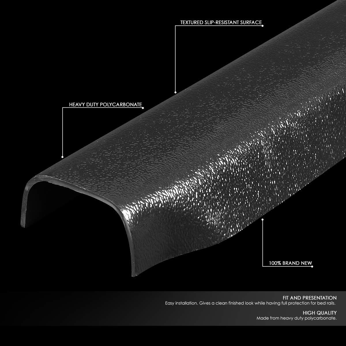 Auto Dynasty Truck Bed End Rear Tail Gate Cap Molding Trim Compatible with Frontier 01-04