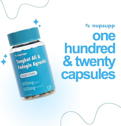 Miniatura 4 de Tongkat Ali y Fadogia Agrestis 17,000 mg Suplemento - 120 Cápsulas - 2 Meses de Suministro - 400 mg Tongkat Ali - 600 mg Fadogia Agrestis - nupsupp