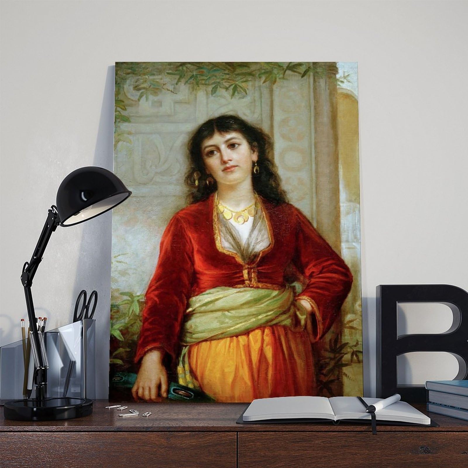 PIANK The Unwelcome Companion (A Street Scene in Cairo) di John William Waterhouse, poster da parete per camera da letto, ufficio, stanza, regalo, senza cornice, 61 x 91,4 cm