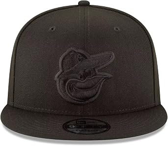 New Era MLB 9FIFTY Black Adjustable Snapback Hat Cap One Size Fits All