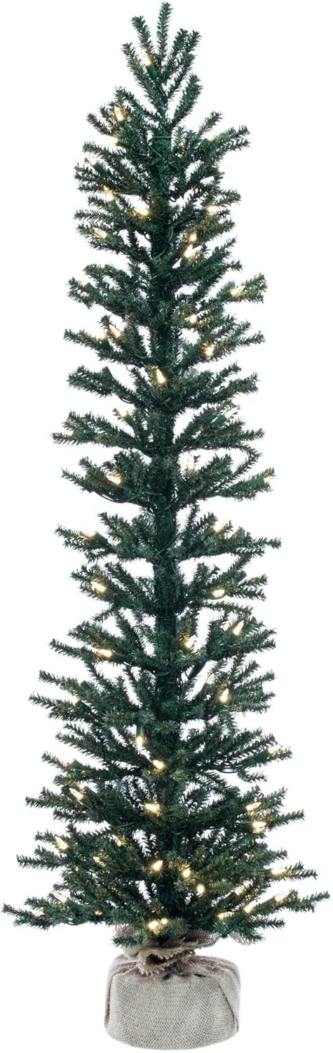 Vickerman 4' Mini Pine Artificial Christmas Tree, Warm White Italian LED Mini Lights, ( see the pictures)