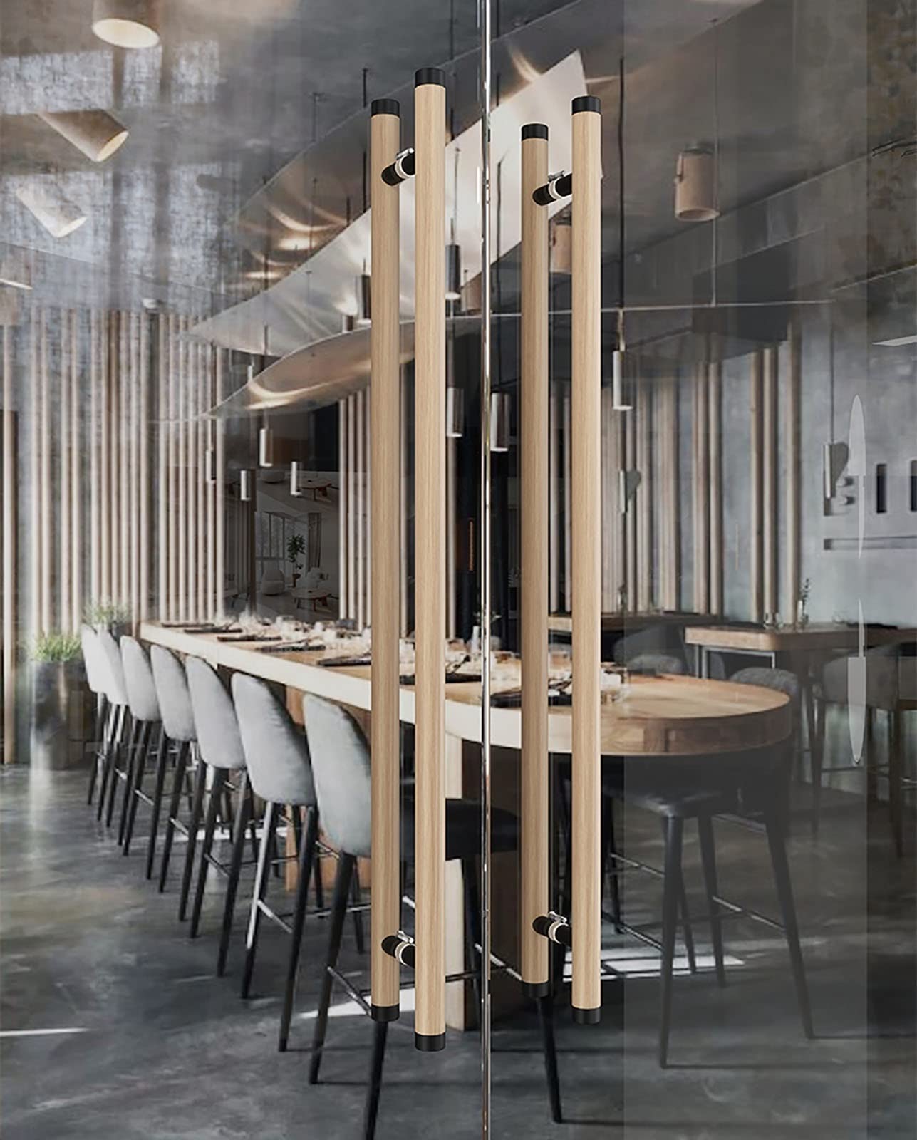 Poignée de porte coulissante en bois ou verre pour sublimer votre salon