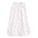 HALO SleepSack, 100% Cotton Wearable Blanket, Swaddle Transition Sleeping Bag, TOG 0.5, Sunshine Rainbows, Large, 12-18 Months
