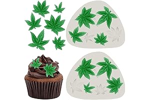 Versatile Weed Leaf Fondant Mold: Embellish Your Baking Creations
