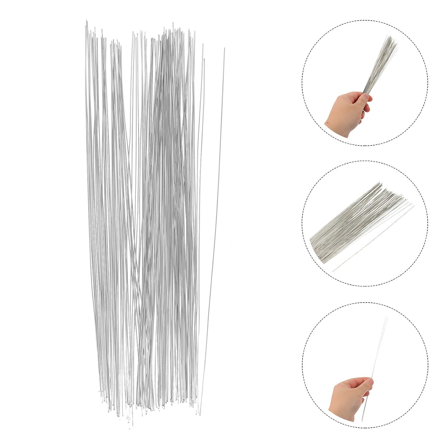 100pcs Iron Armature Wire for Clay Figures, Flexible Craft Support