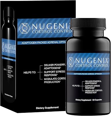 Nugenix Cortisol Control - Cortisol Manager and Adrenal Support Supplement for Men, 60 Capsules