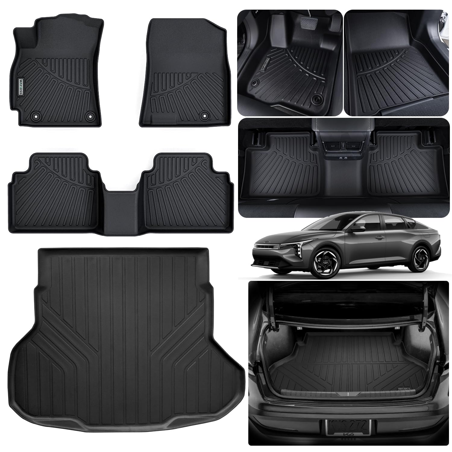 WAYIDSS Floor Mats for 2025 KIA K4