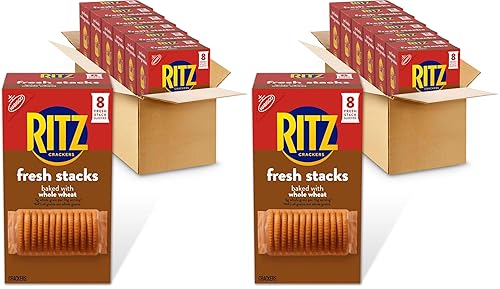 Ritz Fresh Stacks Whole Wheat Crackers, 6-11.6 oz Boxes (48