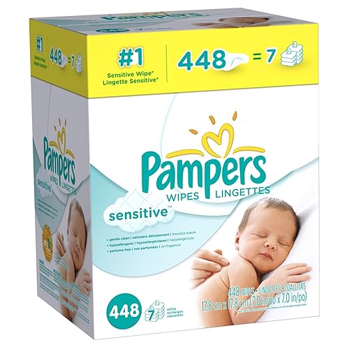Pampers Sensitive Toallitas Húmedas 896Count two-packs