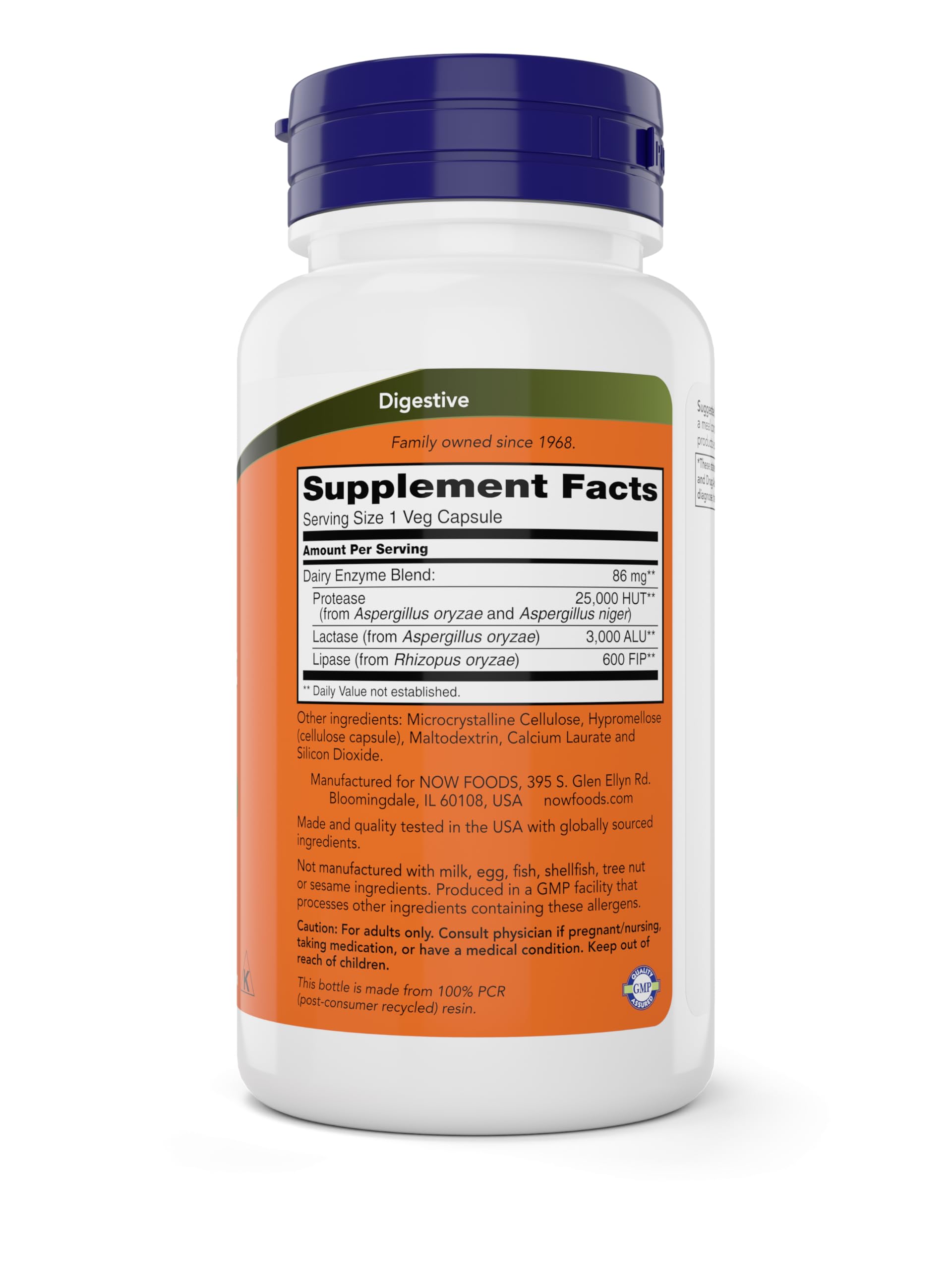 Now Dairy Digest Complete, 180 Veg Capsules, Lactose Digestion Support*, Dairy Tolerance Enzymes* — Amazon image 2