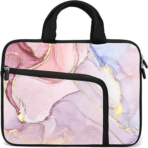 Miniatura 22 de Bolsa con asa para portátil de 14, 15, 15.4, 15.6 pulgadas, funda protectora para computadora, estuche, soporte, funda de neopreno, funda de Azul