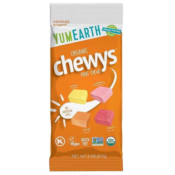 YumEarth Organic Chewys, 2 oz. Grab and Go