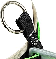 Vista 5 de 15-507 Sillines Arborist de algodón, sillín de posicionamiento de trabajo pesado con 4 anillos en D (S)