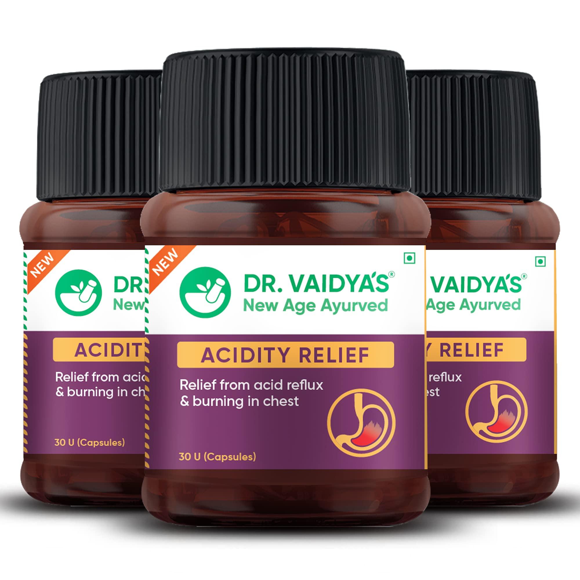Dr. Vaidyas Acidity Relief Care | Ayurvedic Medicine For Acidity and Gas | 90 Count (Pack of 3) (B09SZBJHYT) Amazon Price History, Amazon Price Tracker