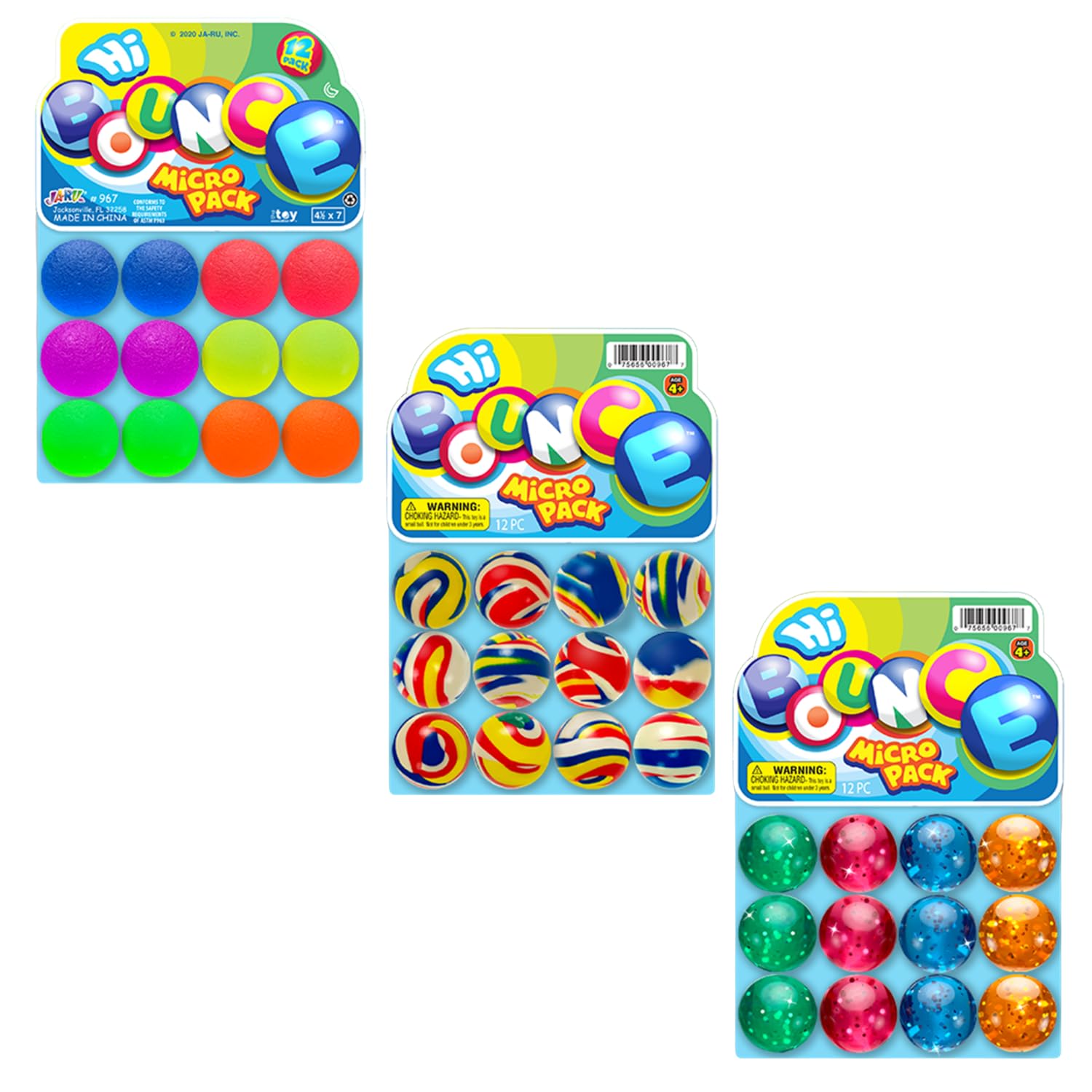 2CHILL Super Hi Bounce Bouncy Balls 967-1